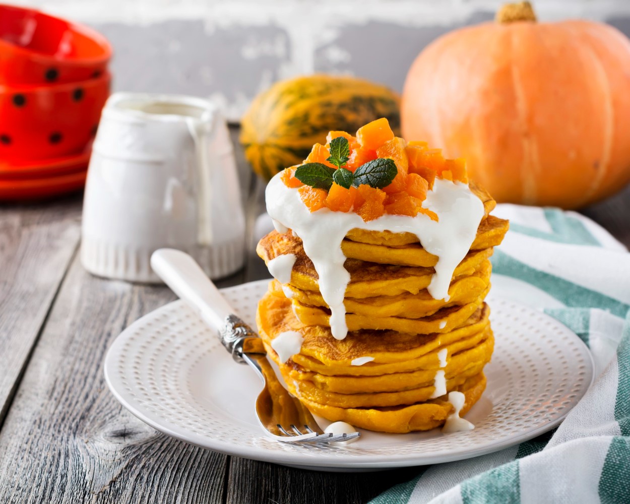 photo of pumpkin pancakes